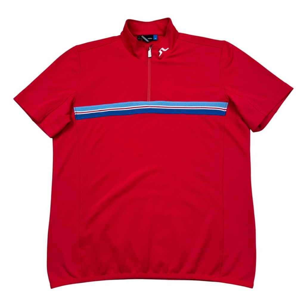 J Lindeberg Men's Albin Golf Shirt Short Sleeve Polo Top Size XL Fieldsensor